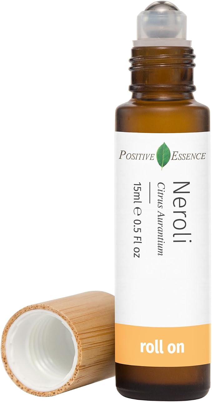 Neroli Essential Oil Roll-On – Natural Aromatherapy Perfume Oil, Pre-Diluted with Jojoba for Skin, Travel Size 15mL Roller with Leak-Proof Metal Ball – Derived from Bitter Orange Blossom (15 mL)