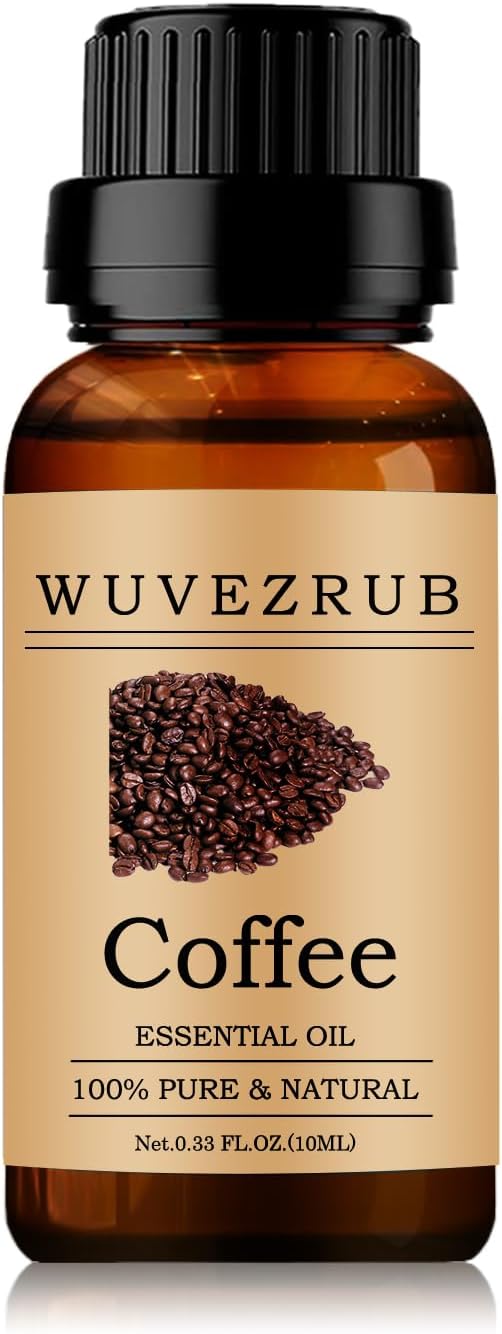 Coffee Essential Oils 10ML, 100% Pure and Natural Essential Oil for Aromatherapy Diffuser - 0.33 Fl Oz/Coffee