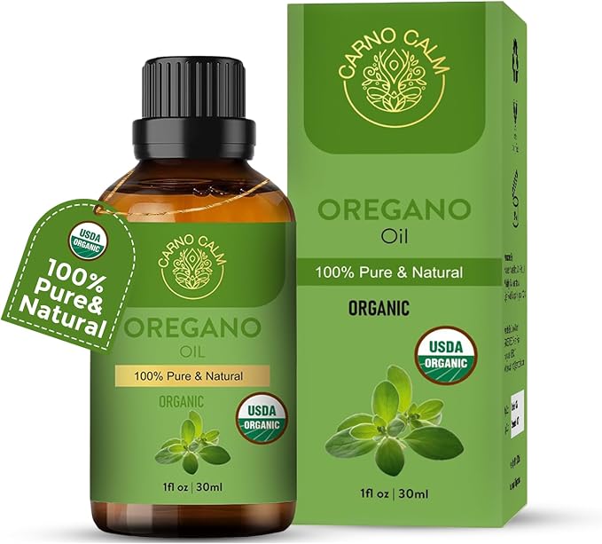 Oregano Oil 30ml | 100% Pure Organic Oregano Oil for Skin, Hair, Body, and Wellness | Natural Oil of Oregano for Immune Support, Diffuser, Massage, & DIY Beauty Uses | 1 fl oz