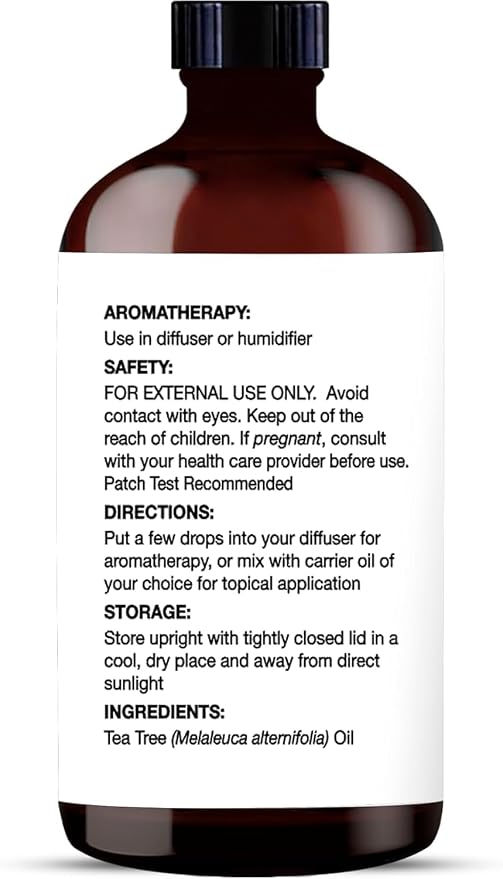 Majestic Pure Essential Oil with Glass Dropper - 100% Pure and Natural - Essential Oils for Diffuser, Aromatherapy, Soap and Candle Making, Tea Tree Essential Oil, Tea Tree Oil, 4 Fl Oz