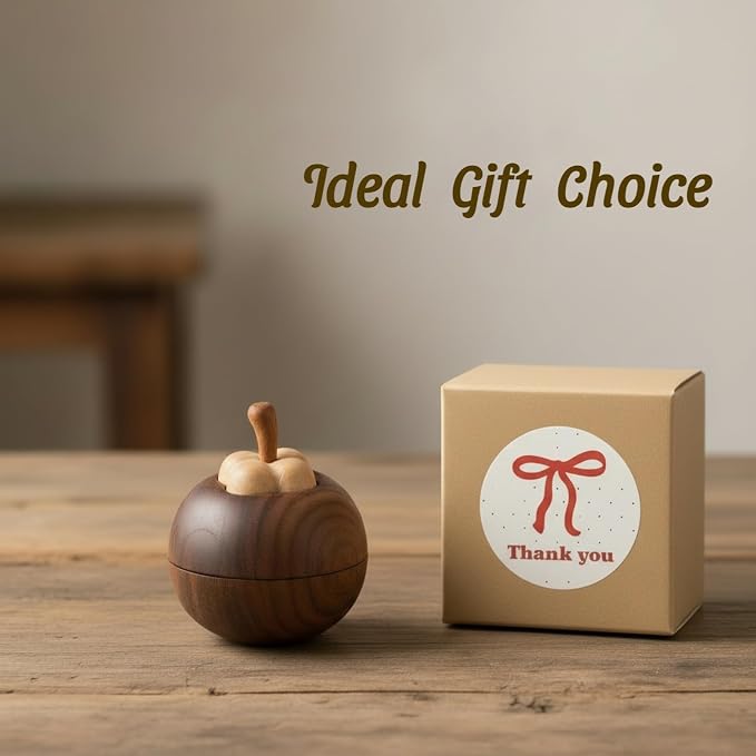 Passive Essential Oil Diffuser Wood Petal-Like, Small Portable Aromatherapy Diffuser Layered, Mini No-Electric Natural Boho Walnut Accent for Car, Desk, Rooms, Home, Office (Petal-Like)