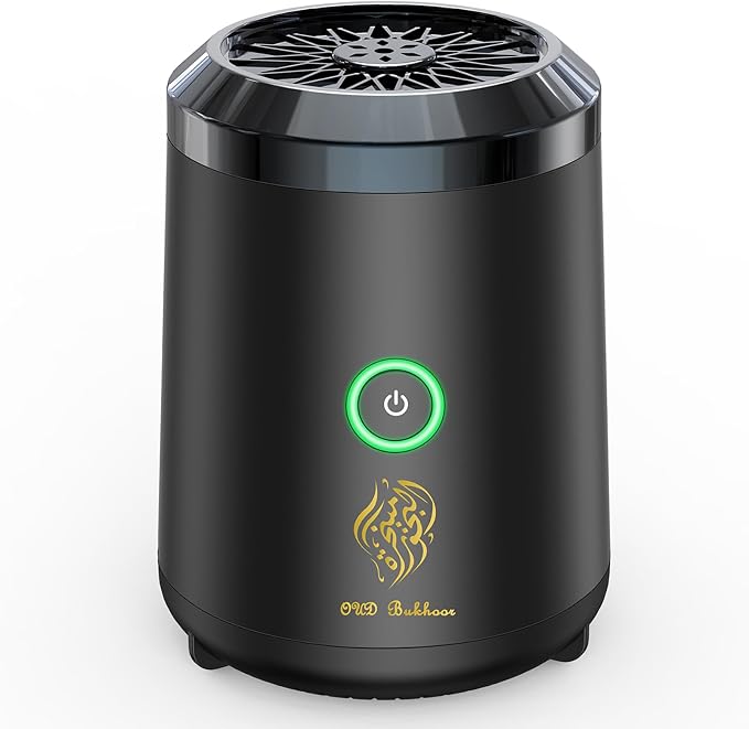 Portable USB Rechargeable Smart Electronic Incense Burner, Electric Incense Burner, Rechargeable Arab bakhoor Muslim Incense Holder for Car and Home