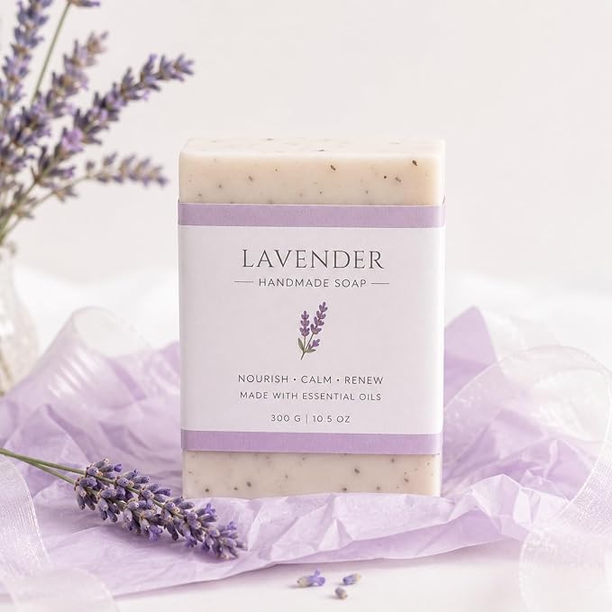 Self Care Gifts for Women: Luxury Lavender Spa Kit With Candle Mug Bath Salt Scrub Soap & More - Self Care Gift Set For Mom Friend Wife - Premium Relaxation Box for Birthday Anniversary