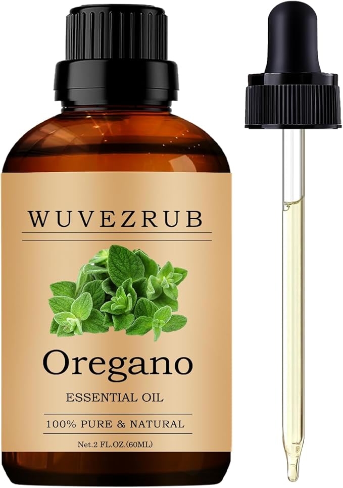 Oregano Essential Oils 60ML, Pure Oregano Essential Oil for Aromatherapy Diffuser - 2 Fl Oz