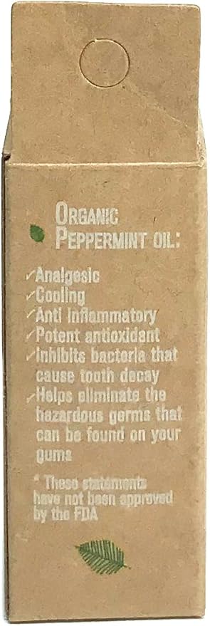 Organic Bamboo Fibre with Activated Charcoal Floss REFILLS with Tea Tree and Peppermint essential oils 60 m/66 yds - by Lucky Teeth (2 Pack)