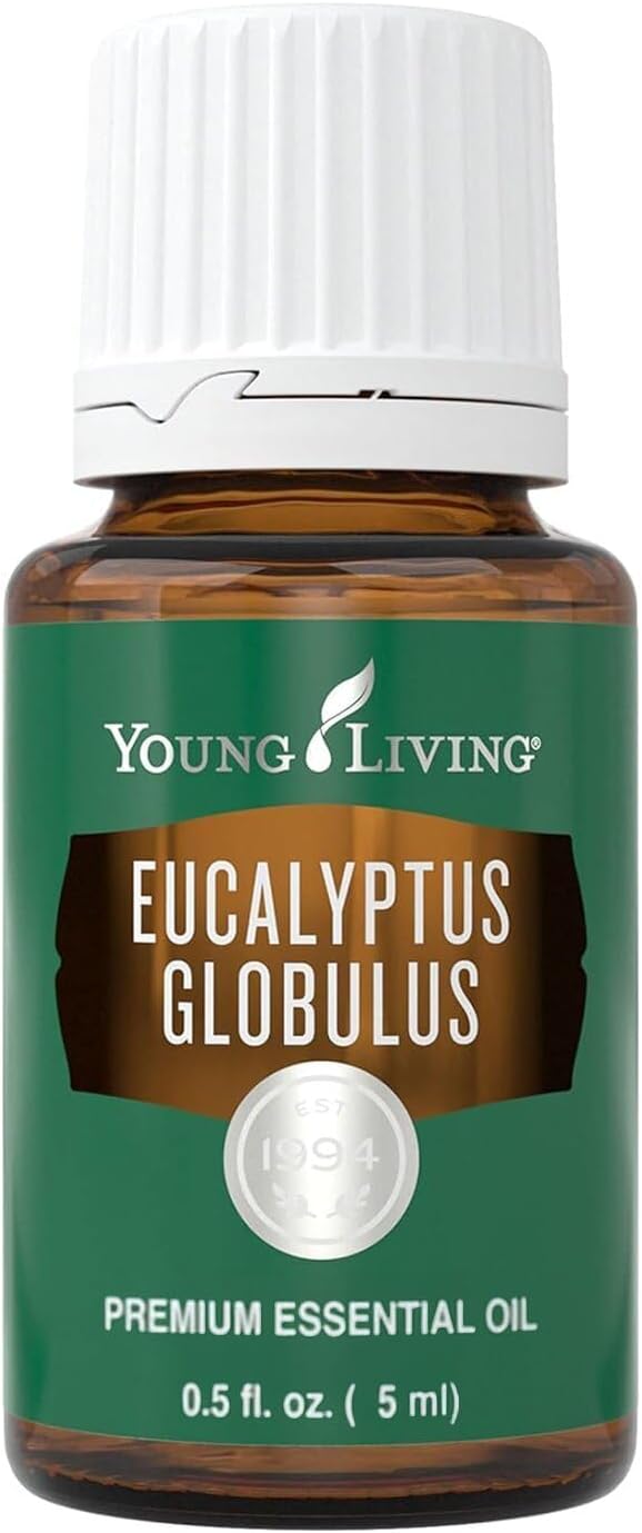 Young Living Eucalyptus Globulus Essential Oil | Cooling, Refreshing Aroma for Diffusion & Massage | Supports Breathing Comfort & Relaxation | Premium Seed to Seal® Quality Oil | 5ml