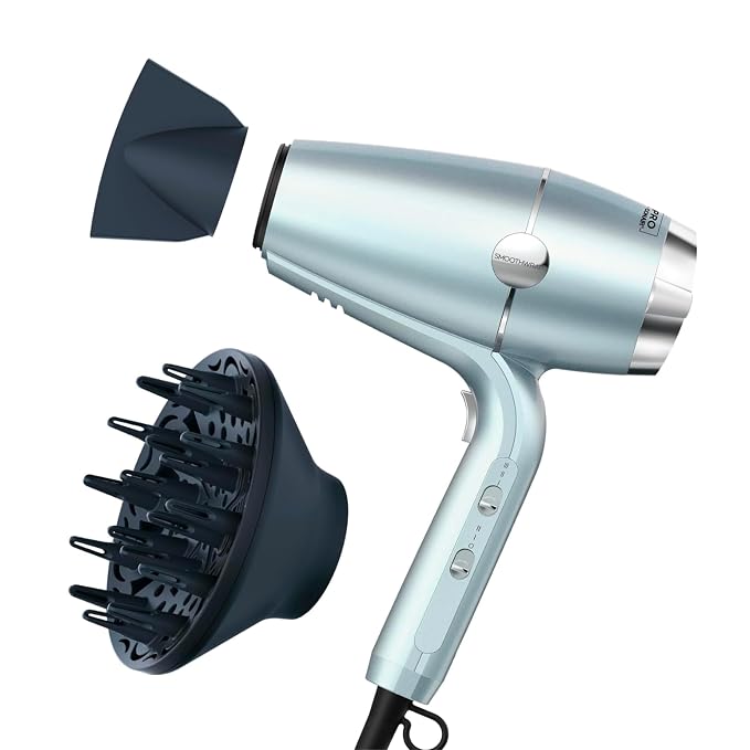 Conair SmoothWrap Hair Dryer | Fast Drying with Smooth Results for Curly and Thick Hair, Mint, 910L