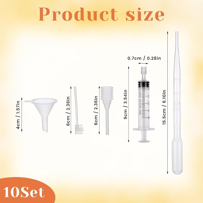 50Pcs Perfume Extractor Tool, DIY Perfume Making Kit for Adults, Cosmetic Liquid Dispenser Transfer Pump Syringe Extractor Funnels Droppers Pipettes for Travel Atomizer Essential Oil Bottle Filler