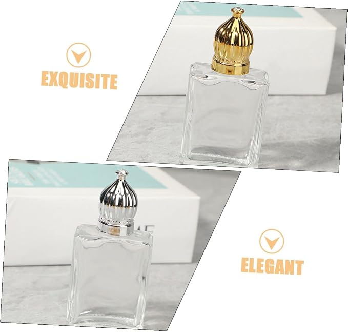 MAGICLULU 3pcs 15ml Glass Roller Bottles Set with Metal Roller Balls Refillable Essential Oil Bottles for Travel and Fragrance Portable Aromatherapy Kit in Gold Silver and Black