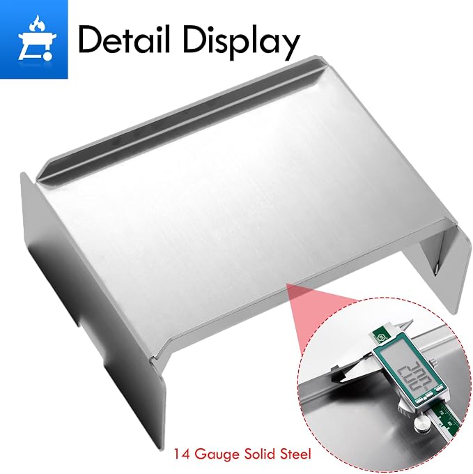 BCA012 Heat Baffle Diffuser Replacement Parts for Traeger Pro 34 22 20 Heat Baffle Renegade Elite 20 Ridgeland 572 TFB57PZB BBQ075 Texas Camp Chef Z Grills Heat Deflector Smoker Accessories