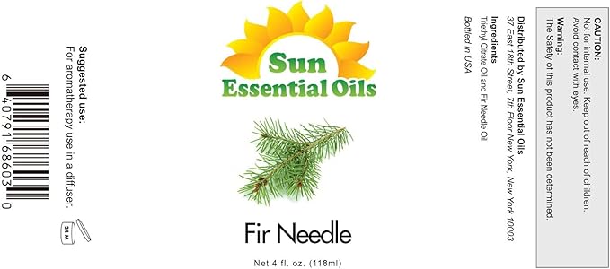 Fir Needle (Large 4 Ounce) Best Essential Oil