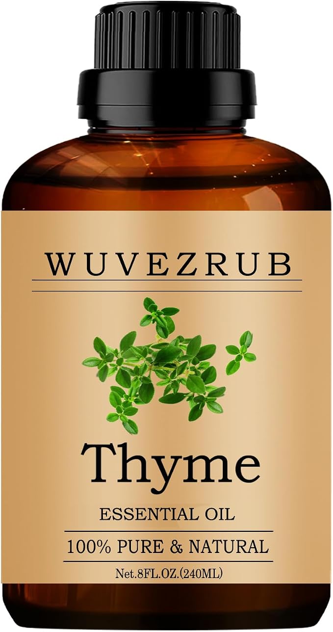 Thyme Essential Oil, 240ML Pure and Natural for Aromatherapy Diffuser - 8 Fl Oz
