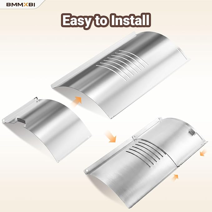Flame Broiler Slide Cover Bottom Kit Replacement for Pit boss 340 & 440 Pellet Grill, Flame Broiler Kit for Pit Boss PB340 PB440 Tailgater PB440TG1 PB340TGW,PB440D Replacement Parts,76146&76145