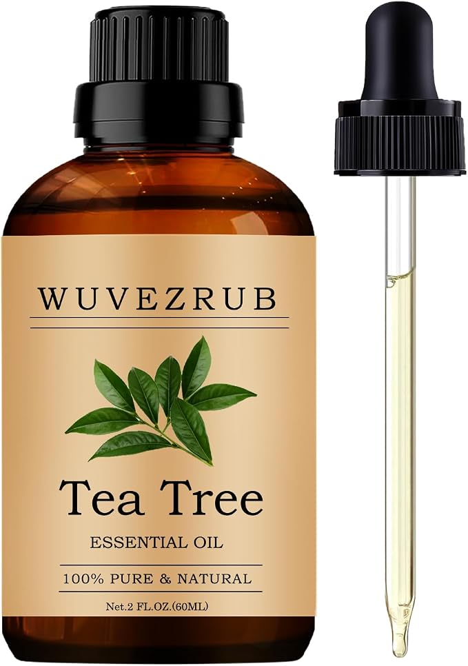 Tea Tree Essential Oils 60ML, Pure Tea Tree Essential Oil for Aromatherapy Diffuser - 2 Fl Oz