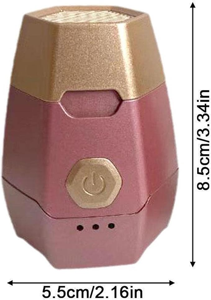 Portable Mini Incense Burner Bakhoor USB Rechargeable Aroma Diffuser Arabic Electric Incense Holder Muslim Home Decor & Car Air Freshener,Pink