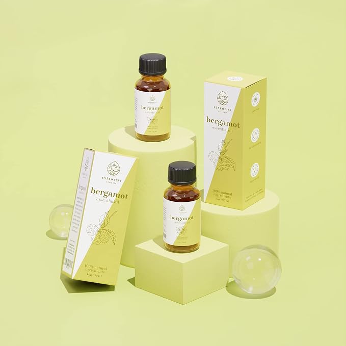 Bergamot Essential Oil (Aceite Esencial de Bergamota) - Therapeutic Grade (1 oz.) | Citrus Aromatherapy Oil, Skin Care, and DIY Creations