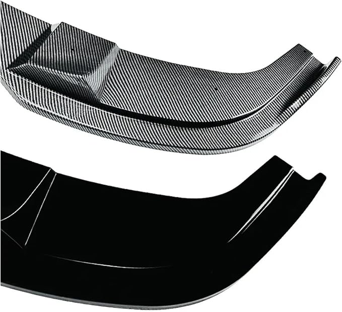 Car Front Bumper Splitter Lip Spoiler Diffuser Guard Cover Body Kit For BMW E60 E61 525i 528i 530i 535i 540i M Sport 2005-2010(Carbon Look)