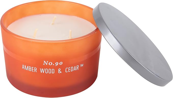 No. 90 Amber Wood & Cedar Jar Candle, 15 Ounces