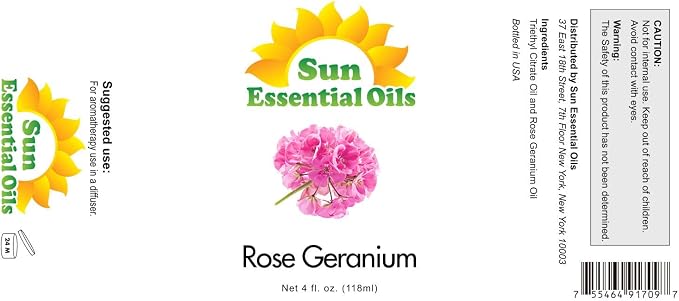 Rose Geranium (Large 4 Ounce) Best Essential Oil