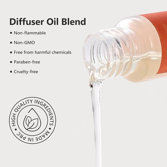 Hotel Collection Diffuser Oil Gift Set (6 x 20ml), Premium Scented Fragrance Oils Specially Formulated for Diffusers, Luxury 5-Star Hotel Inspired Aromatherapy Oils for Home & Office