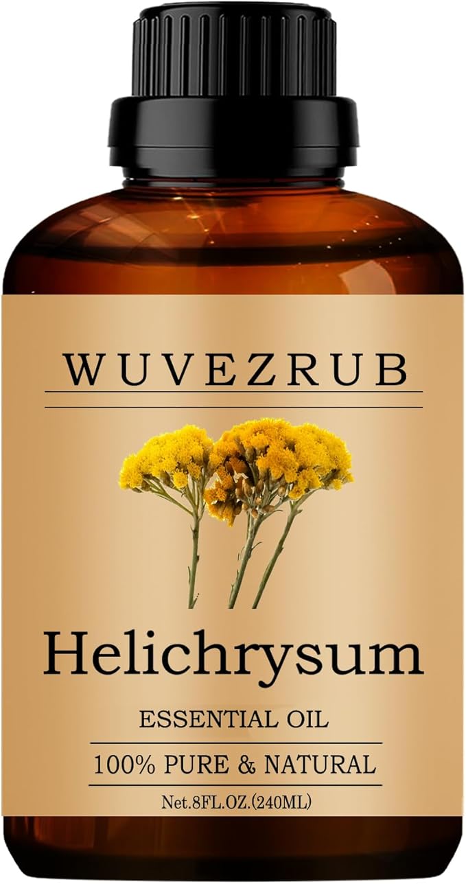 Helichrysum Essential Oil - 240ML Pure and Natural for Aromatherapy Diffuser - 8 Fl Oz
