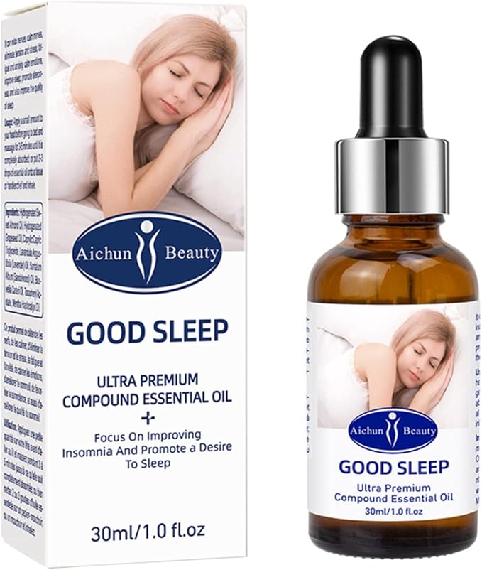 AICHUN BEAUTY Improve Good Sleep Ultra Premium Compound Essential Oil Promote a Desire to Sleep Relax Calm Nerves 30ml/1.0fl.oz