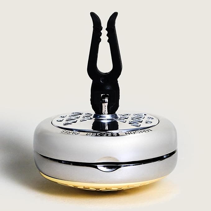MAISON BERGER Car Diffuser Set, Vanilla Magnificence | Bourbon Vanilla Sandalwood Notes, Refillable Vent Clip with Ceramic Refill, Passive 4-Week Diffusion, Made in France