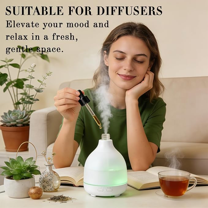Tea Tree Essential Oil Tea Tree Oil for Aroma Diffuser,Humidifier,Home Fragrance,Cleaning,Body Care,Massage,Yoga,DIY Candle,DIY Soap CosmicVeil（Tea Tree，4 Fl Oz (Pack of 1)）