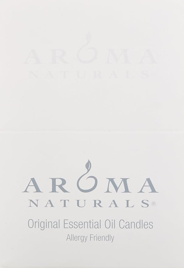 Aroma Naturals Ambiance Votive Candle, Yellow/Orange/Lemongrass, 6 Count (Pack of 3)