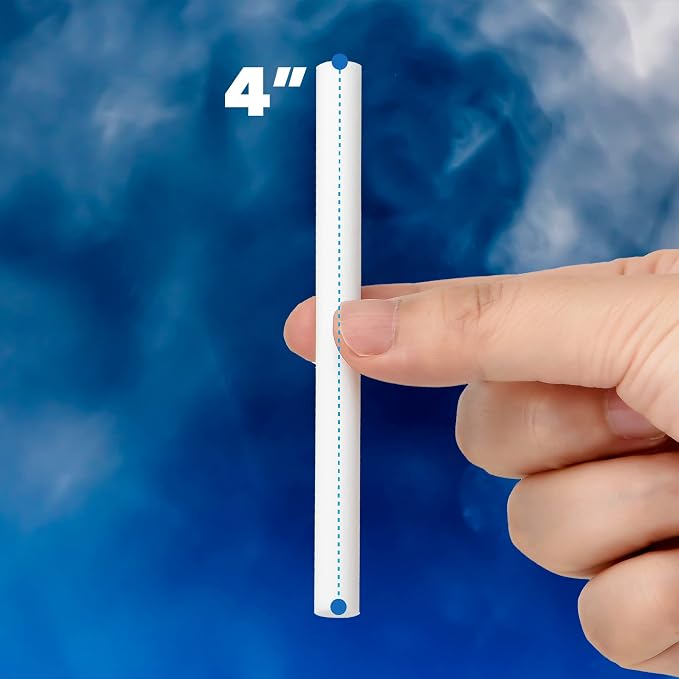 IMPRESA Humidifier Refill Sticks - 4 in x 0.3 in, Pack of 100 - Fast Soak Porous Absorption with Cotton Filter Sticks - Universal Fit & Filter for Mini Humidifier & Diffuser