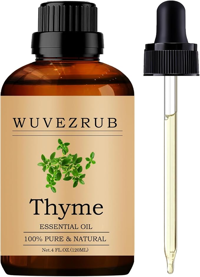 Thyme Essential Oils 120ML, Pure Thyme Essential Oil for Aromatherapy Diffuser - 4 Fl Oz