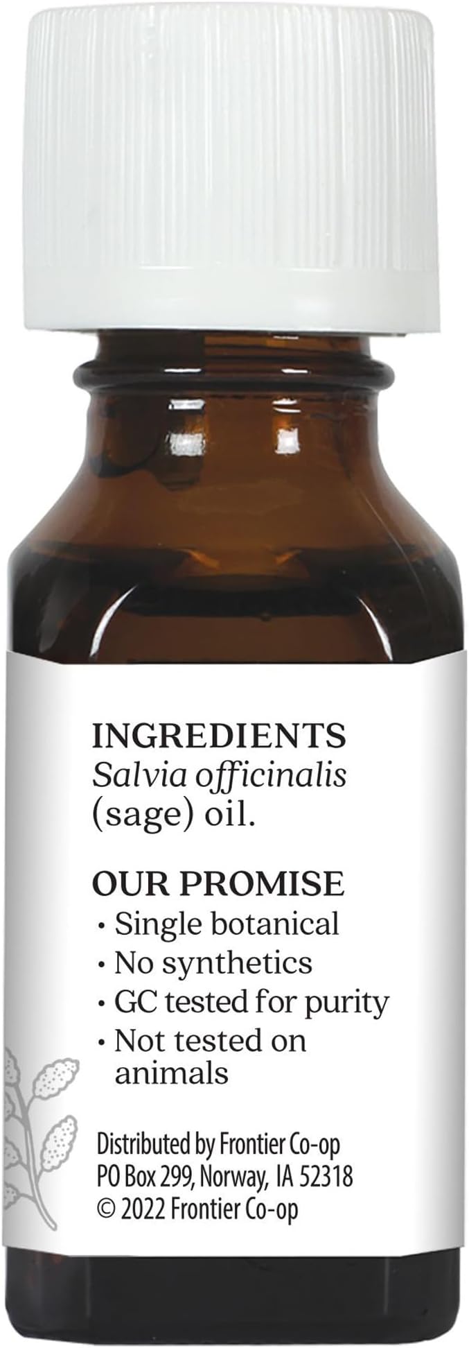 Aura Cacia Sage Essential Oil, 0.5 FZ