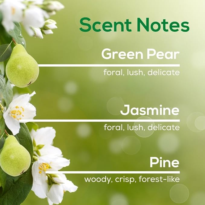 Scent Fill Green Clover & Aloe Plug in Air Freshener, Scented Oil Refills, 2 Refills + Diffuser