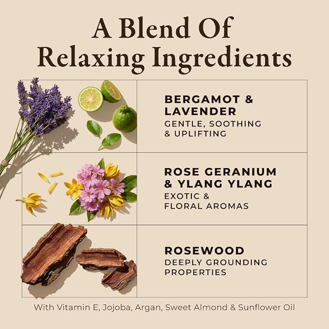 Gya Labs Relaxing Massage Oil - 6.76 Fl Oz - Massage Oil For Deep Relaxation And Daily Wellness - Fast-Absorbing And Non-Greasy Formula, Non-Gmo And Cruelty-Free