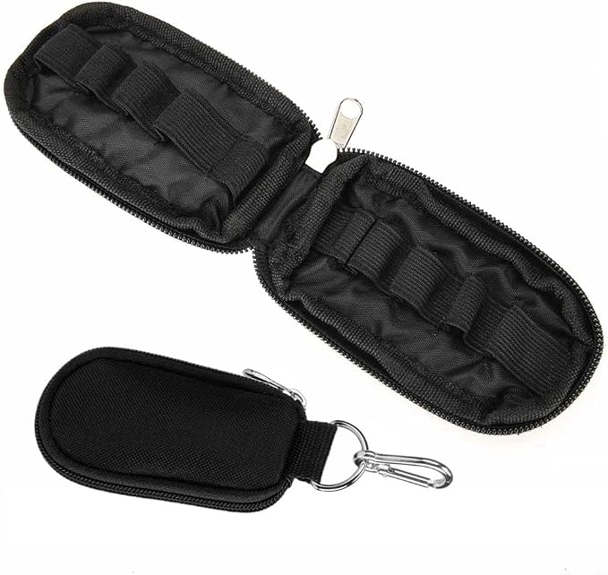10 Bottles Essential Oil Travel Case, Fits 2ml Roller Bottles, Essential Oils Organizer Bag, Portable Mini Essentials Oil Key Chain Carrying Case (Excluding Bottle)
