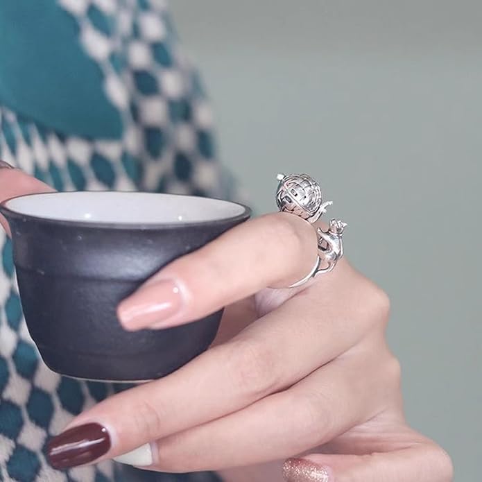 Trendy Accessory Stainless Steel Diffuser Rings for Essential Oils Perfect for Daily Wear Date Wome