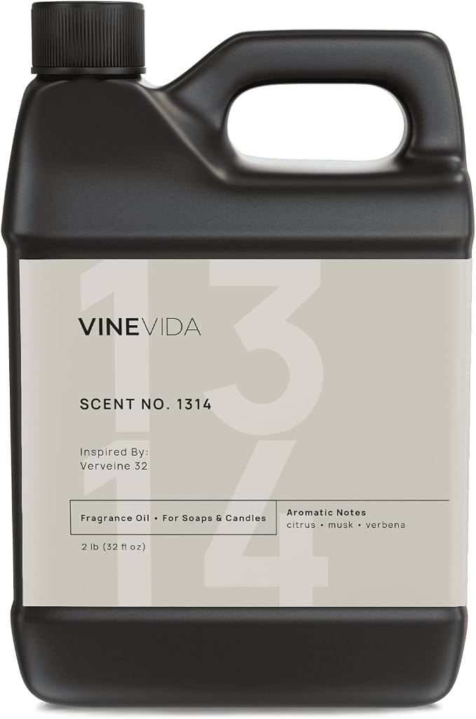 VINEVIDA Scent NO. 3114 Fragrance Oil - 32oz (2lbs) - Inspired by: Mandarino di Amalfi Fragrance Oil for Candle Making - Made in USA Candle Scents Scents for Soap Making