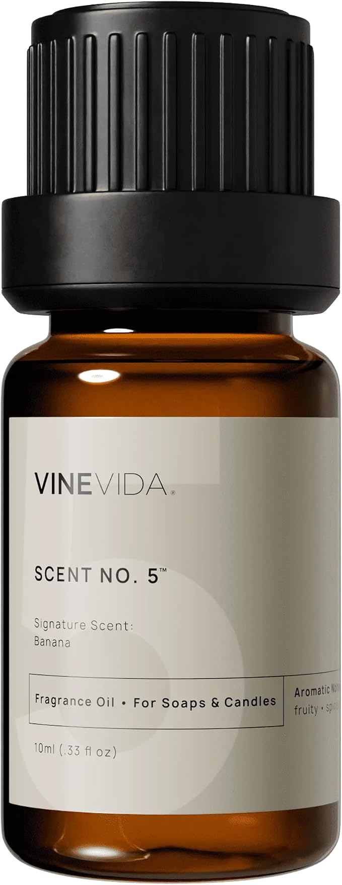 VINEVIDA [0.33oz] Banana Fragrance Oil for Candle Making and Soap Making - Premium Candle Scents for Soy Candles