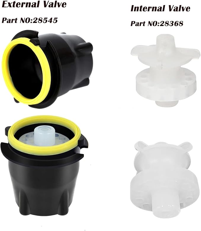 4 Set LEV 3.0 Coke Soda Valve Nozzle 28545,Split-Flow Diffuser Internal Mixer 28368