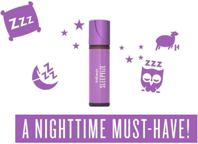 Young Living KidScents SleepyIze Essentail Oil Roll-On | 10 ml | Supports Relaxing Bedtime Atmosphere for Children | Calming Aroma of Lavender, Geranium, Roman Chamomile, and Bergamot