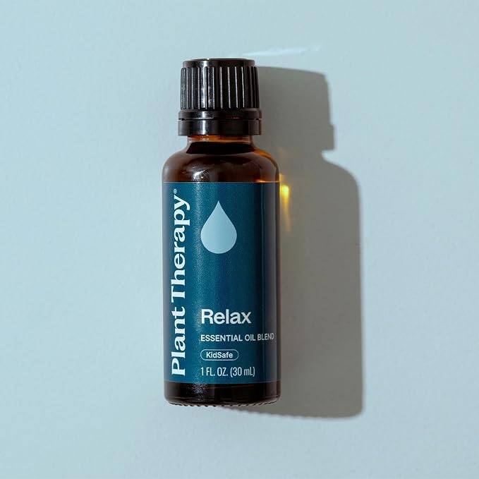 Plant Therapy Relax Essential Oil Blend, 30 mL (1 oz), 100% Pure, Undiluted, Great for Essential Oil Diffusers and Promoting Relaxation
