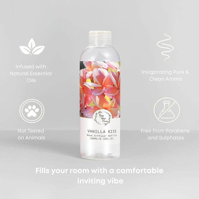 Reed Diffuser Refill (Vanilla Kiss)