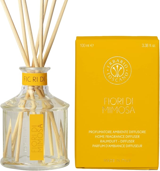 Erbario Toscano Mimosa Flowers Home Fragrance Reed Diffuser 100ml