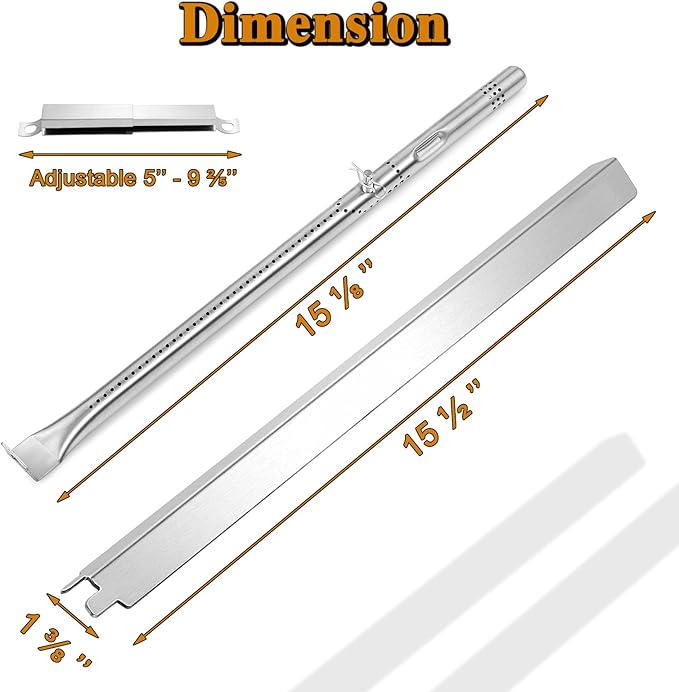 463448021 Grill Replacement Parts for Charbroil Performance 5 Burner Grill Parts 463449021 463458021 463451022 463450022 463455021 Char Broil G428-5102-W1 G327-2100-W1 Burner G325-0002-W1 Heat Tent