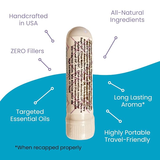 Stripped LIGHTS OUT Essential Oil Inhalers Bath & Body (2 Pack) | Handcrafted, Therapeutic Grade Oils | Sleep Support | Relaxing Blend of Lavender, Petitgrain, Myrtle, Marjoram, Neroli, and More |