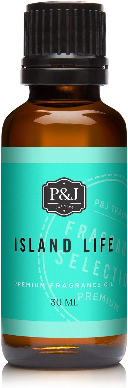 P&J Trading - Island Life Scented Oil 30ml - Fragrance Oil for Candle Making, Soap Making, Diffuser Oil