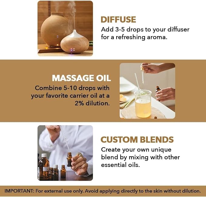 Majestic Pure Essential Oil with Glass Dropper - 100% Pure and Natural - Essential Oils for Diffuser, Aromatherapy, Soap and Candle Making, Frankincense Essential Oil, Frankincense Oil, 4FlOz Pack of2