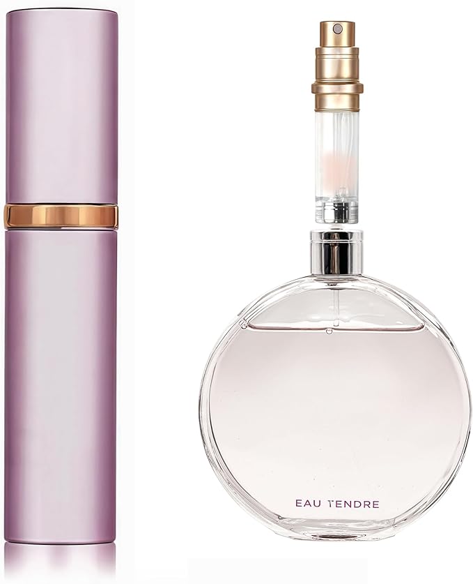 AA01PK Perfume Refillable Bottle 10ml Bottom Refill Portable Purse Atomizer, Cologne Travel Perfume Spray Bottle for Outgoing and Traveling (Pink)