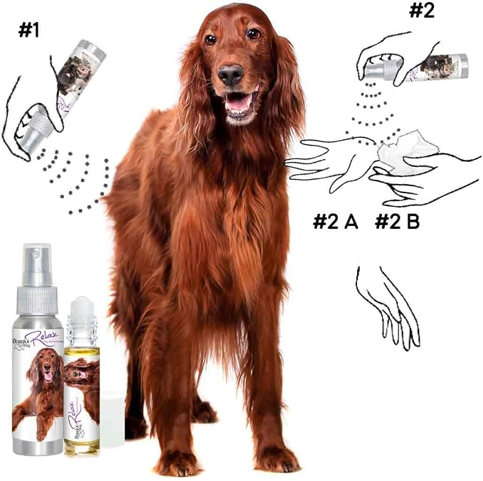 The Blissful Dog Irish Setter Relax Dog Aromatherapy, 2.67-Ounce Spray