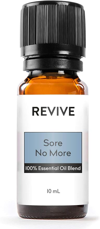 Sore No More Essential Oil Blend by Revive Essential Oils - 100% Pure Therapeutic Grade, for Diffuser, Humidifier, Massage, Aromatherapy, Skin & Hair Care